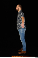  Orest blue jeans blue shirt brown shoes casual dressed standing whole body 0011.jpg